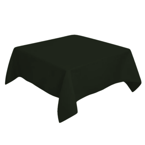 Nappe carrée Noire 80 x 80 cm